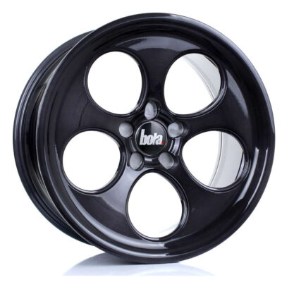 BOLA B5 18" 9,5J ET40-45 5x98-5x130 Black Brushed Polished Face