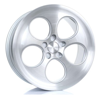 BOLA B5 18" 8,5J ET40-45 + 9,5J ET40-45 5x98-5x130 Silver Brushed Polished Face
