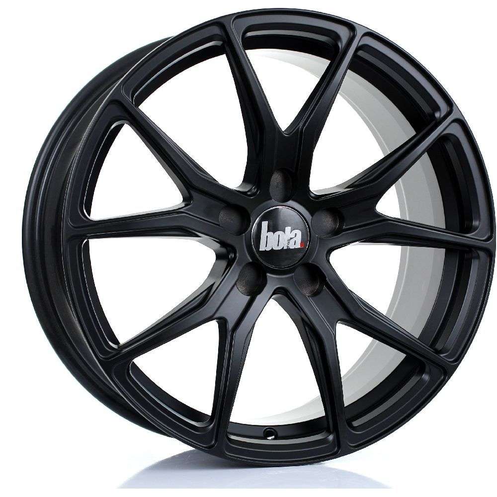 BOLA B6 18" 8J ET30-45 + 9J ET30-ET45 5x98-5x130 Matt Black
