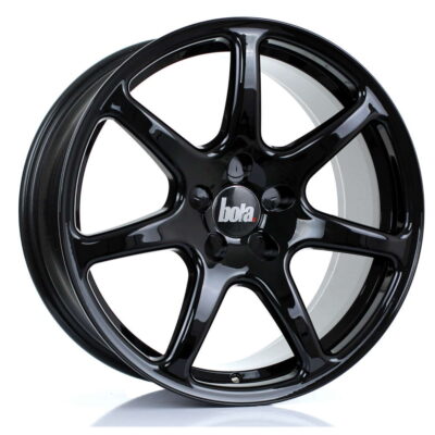 BOLA B7 18" 8,5J ET25-45 + 9,5J ET25-ET45 5x98-5x130 Gloss Black