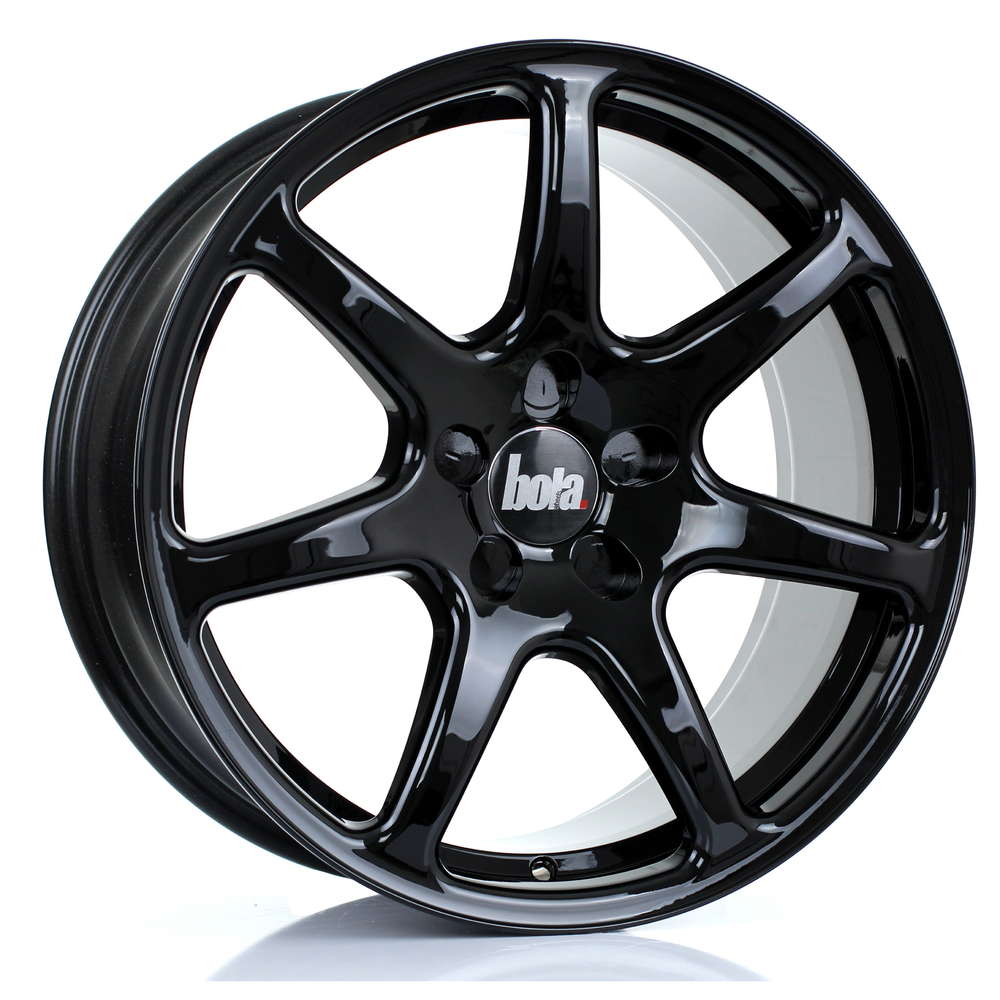 BOLA B7 18" 8,5J ET25-45 + 9,5J ET25-ET45 5x98-5x130 Gloss Black