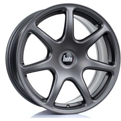 BOLA B7 17" 7,5J ET40-45 4x98-5x120 Matt Gunmetal