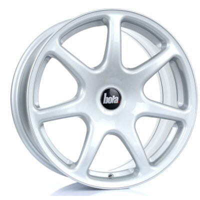 BOLA B7 17" 7,5J ET40-45 4x98-5x120 Crystal Silver