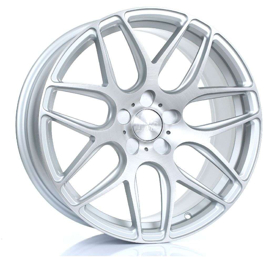 BOLA B8R 18" 9,5J ET25-ET45 5x98-5x120 Matt Silver Brushed Face