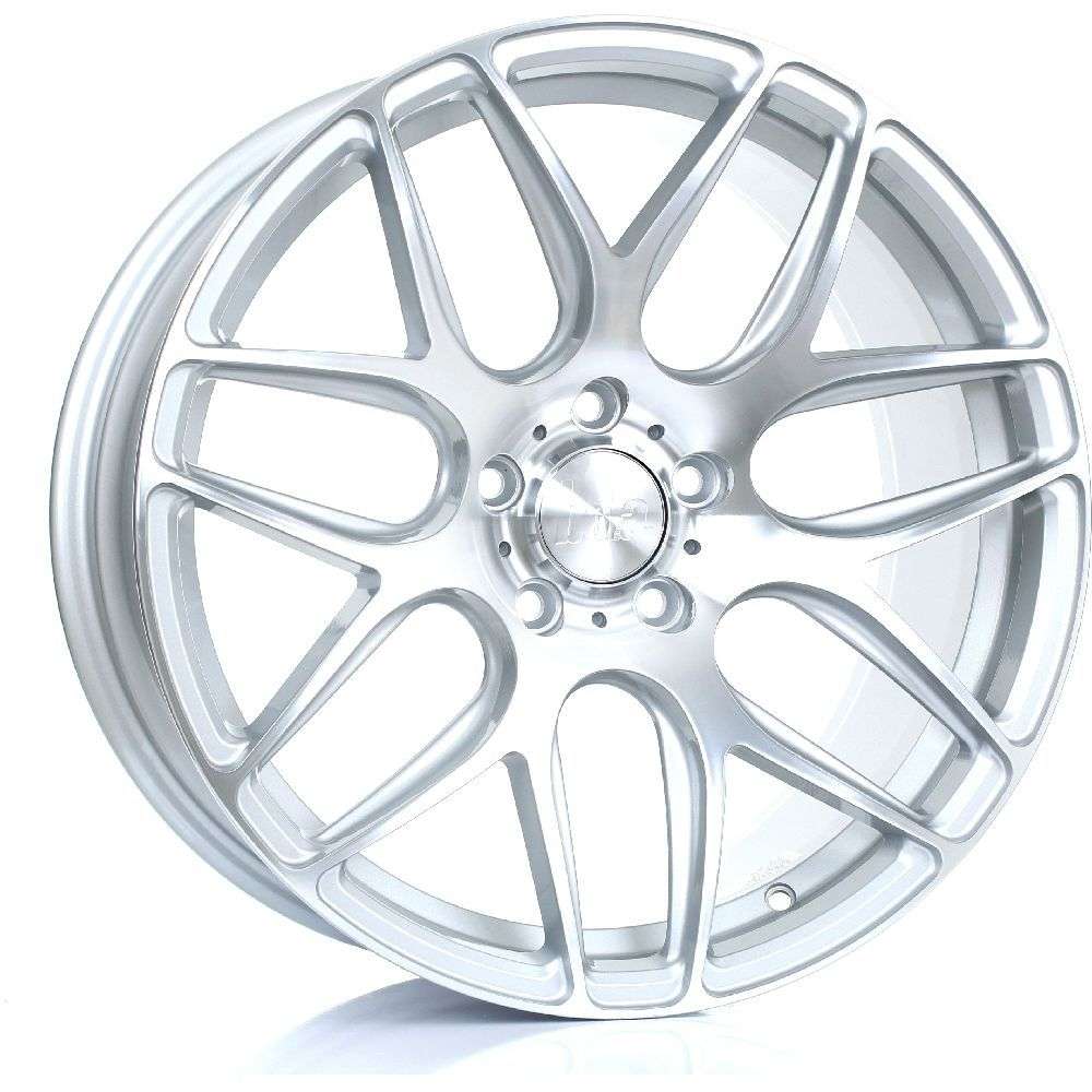 BOLA B8R 19" 9,5J ET25-ET45 5x98-5x120 Silver Polished Face