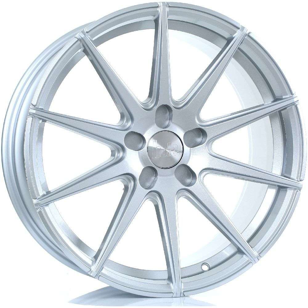 BOLA CSR 19" 8,25J ET25-45 + 9,5J ET25-ET45 5x100-5x130 Crystal Silver
