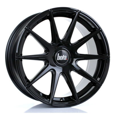 BOLA CSR 19" 8,25J ET25-45 + 9,5J ET25-ET45 5x100-5x130 Gloss Black