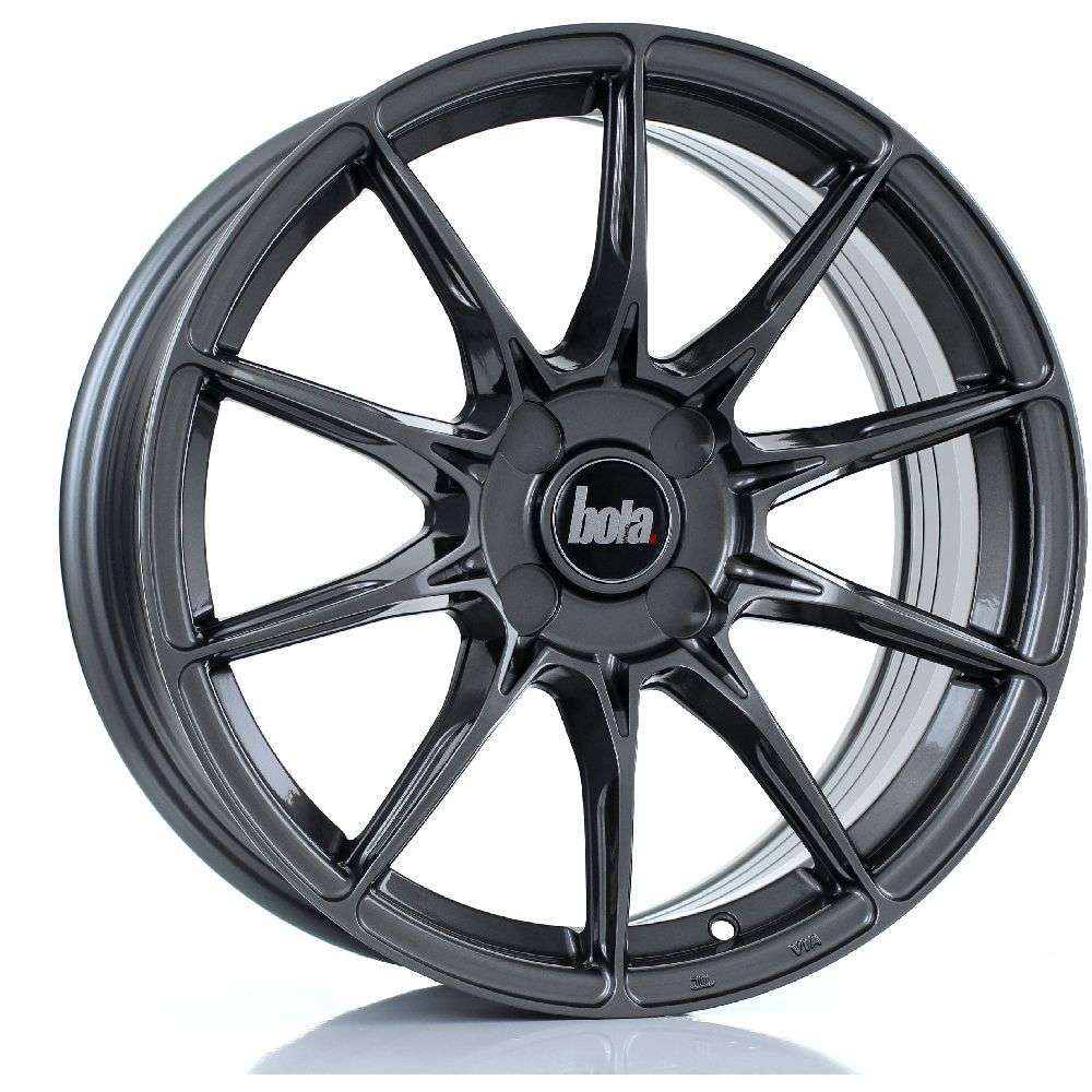 BOLA FLB 19" 8,5J ET25-ET45 5x98-5x120 Gloss Gunmetal