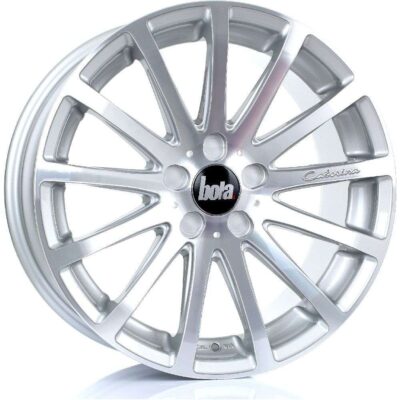 BOLA XTR 20" 8,5J ET20-ET45 + 9,5J ET20-ET45 5x98-5x130 Silver Polished Face