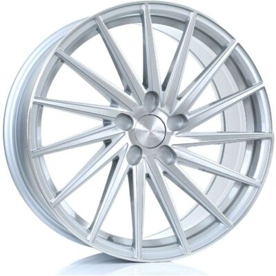 BOLA ZFR 19" 8,5J ET25-ET45 5x98-5x130 Silver Polished Face