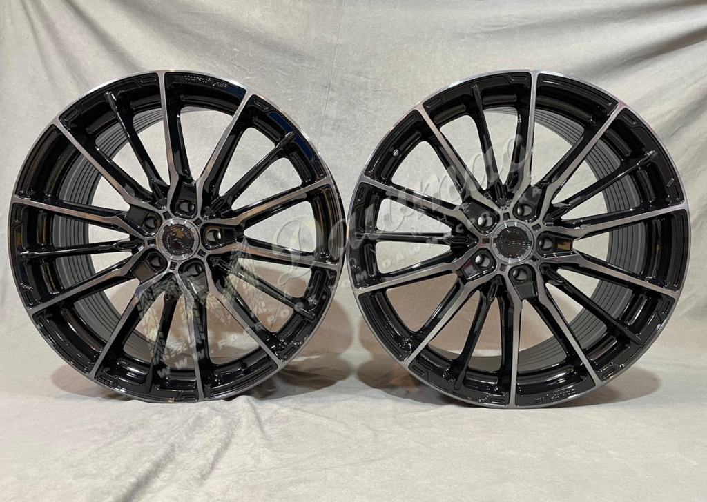 Concaver CVR7 20" 8J ET32 + 9J ET42 5x112 Double Tinted Black - obrazek 2