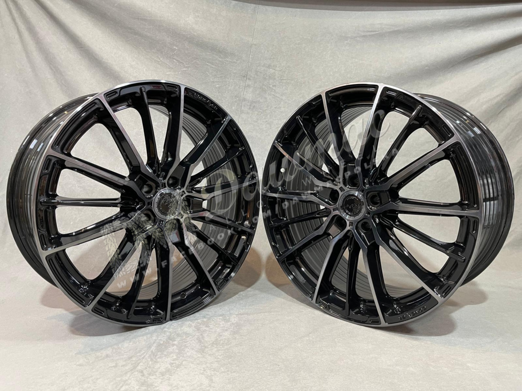 Concaver CVR7 20" 8J ET32 + 9J ET42 5x112 Double Tinted Black - obrazek 3