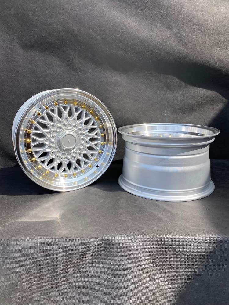 DARE RS 16" 8J ET25 + 9J ET 20 4x100/ 4x108 Silver Polish