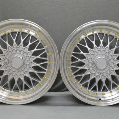 DARE RS 18" 8J ET38 + 9,5J ET38 5x100 5x114,3 SL GOLDEN RIVETS