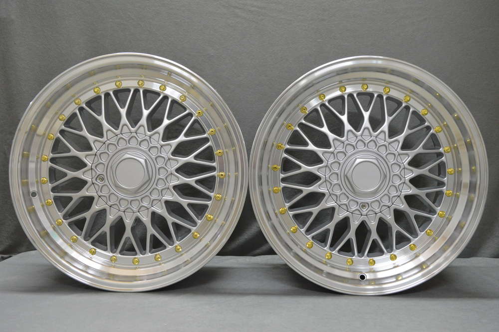 DARE RS 18" 8J ET38 + 9,5J ET38 5x100 5x114,3 SL GOLDEN RIVETS