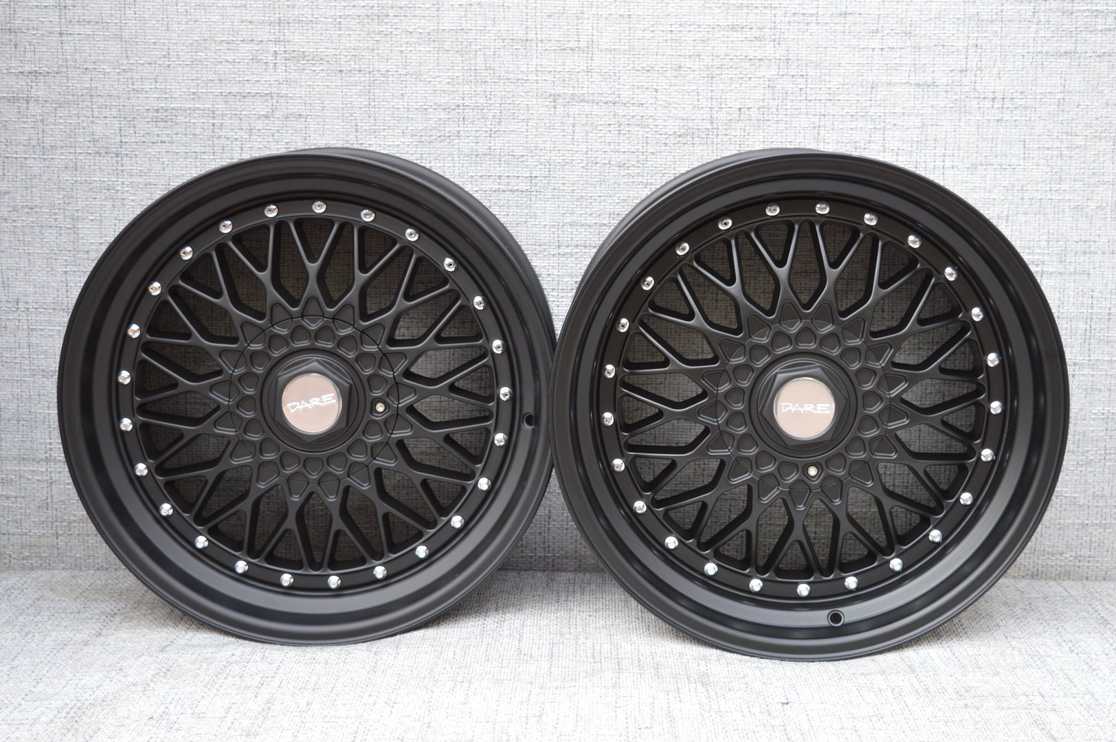 DARE RS 18" 8J ET42 + 9,5J ET45 5x100/5x112 Matt Black - obrazek 2