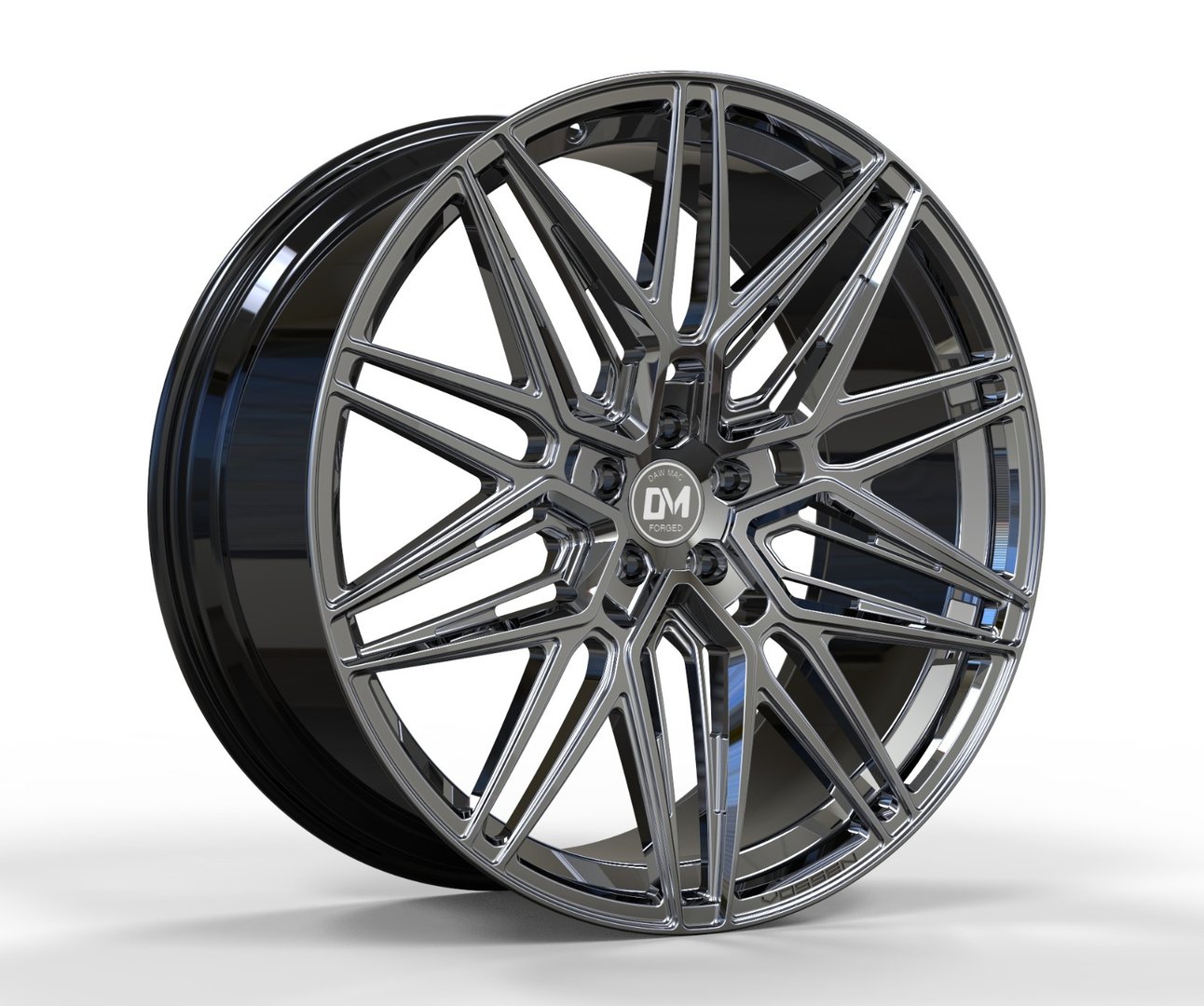 DAWMAC Forged 240478 23" 9,5J ET32 + 10,5J ET43 5x112 Hyper Black - obrazek 4
