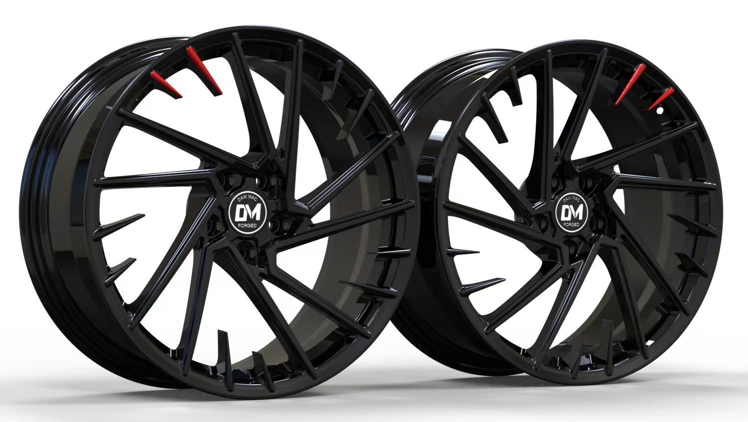DAWMAC Forged 240481 19" 8,5J ET35 5x112 Satin Black - obrazek 4