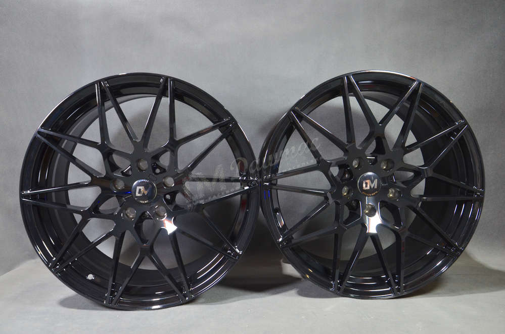DM10 19" 8,5J ET30 + 9,5J ET38 5x120 Black