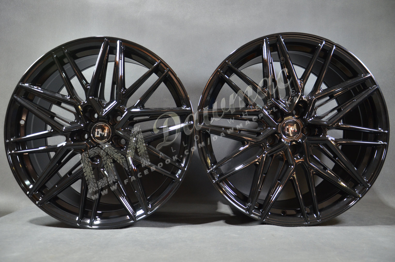DM33 20" 8,5J ET35 + 10J ET35 5x114,3 Black - obrazek 2