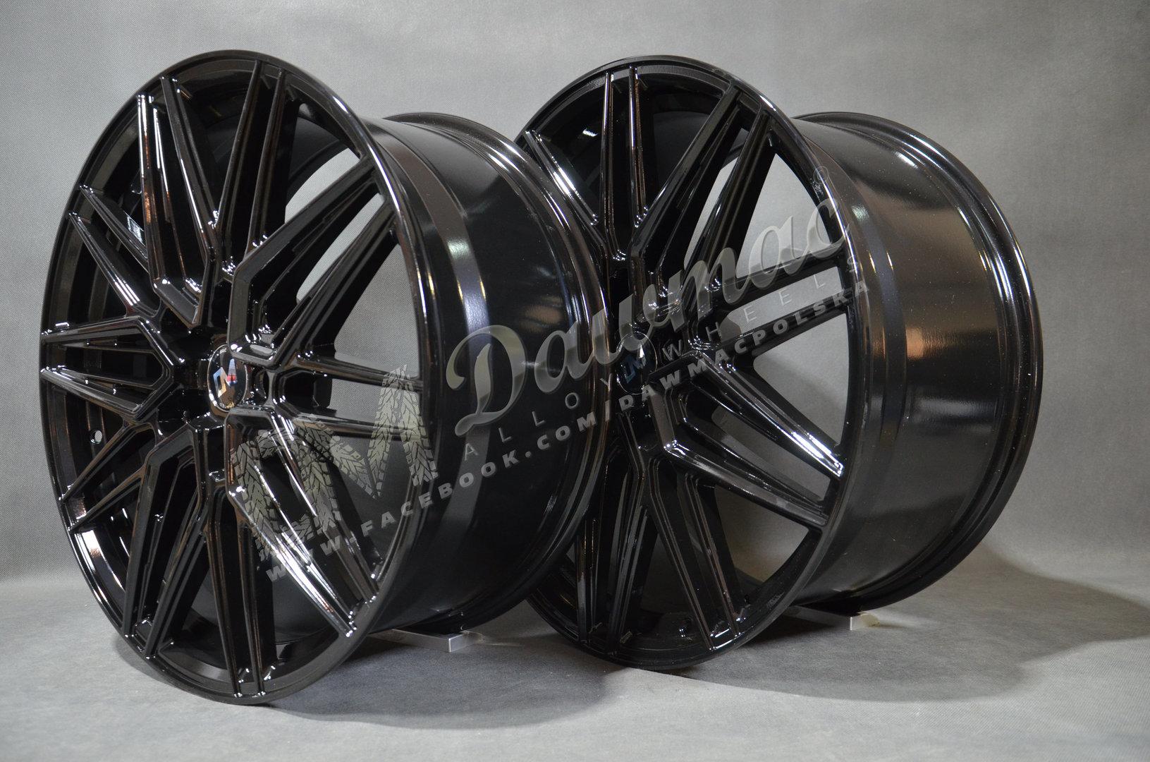 DM33 20" 8,5J ET35 + 10J ET35 5x114,3 Black - obrazek 5