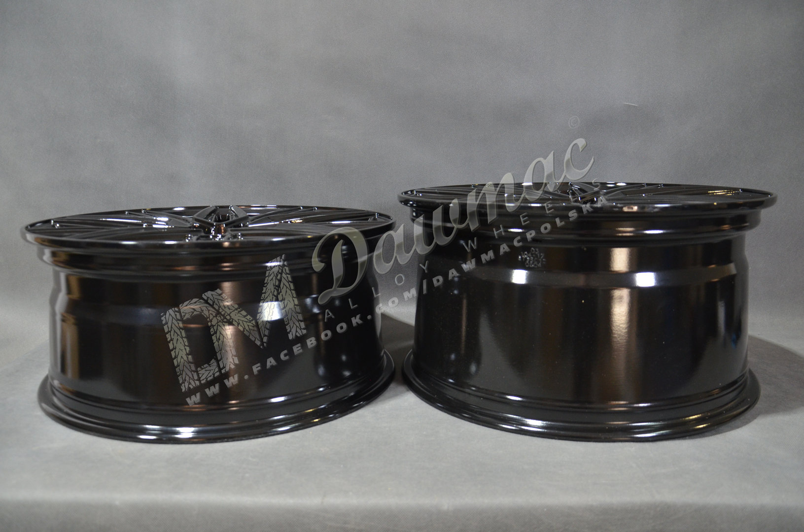 DM33 20" 8,5J ET35 + 10J ET35 5x114,3 Black - obrazek 6