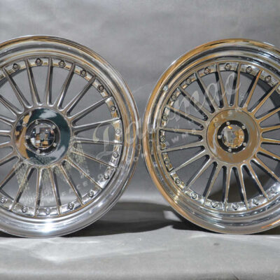 DMC03 18" 8,5J ET20 + 10J ET15 5x112/120 Black Chrome