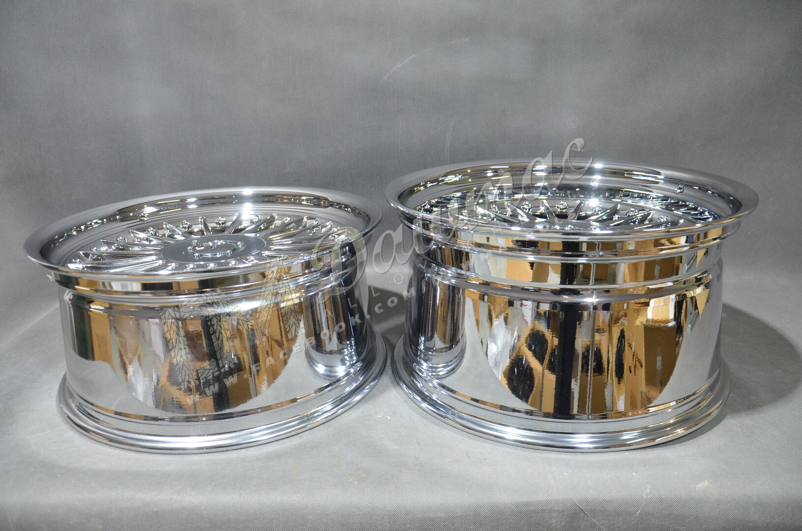 DMC03 18" 8,5J ET20 + 10J ET15 5x112/120 Black Chrome - obrazek 7