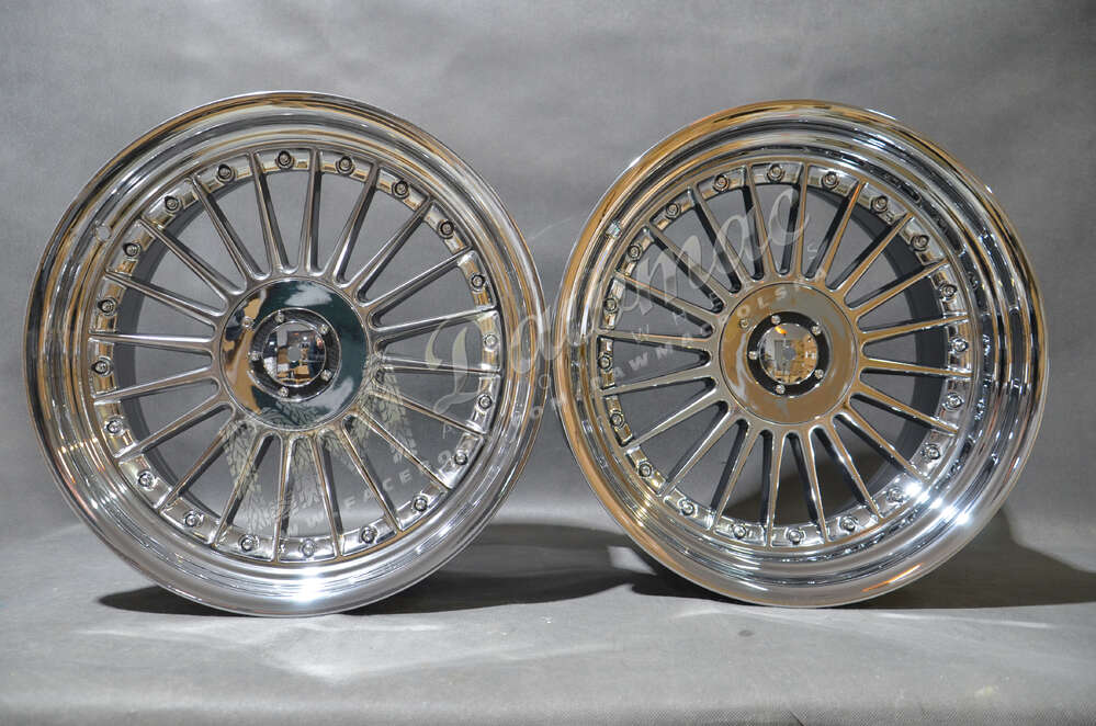 DMC03 18" 8,5J ET20 + 19" 8,5J ET25 5x112/120 Black Chrome