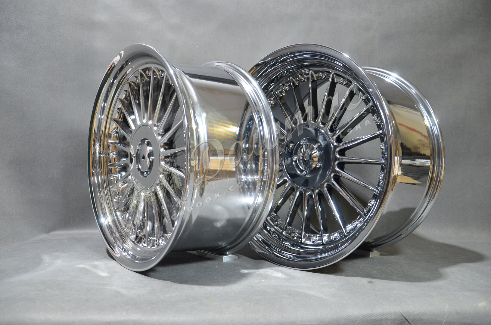 DMC03 18" 8,5J ET20 + 19" 8,5J ET25 5x112/120 Black Chrome - obrazek 5