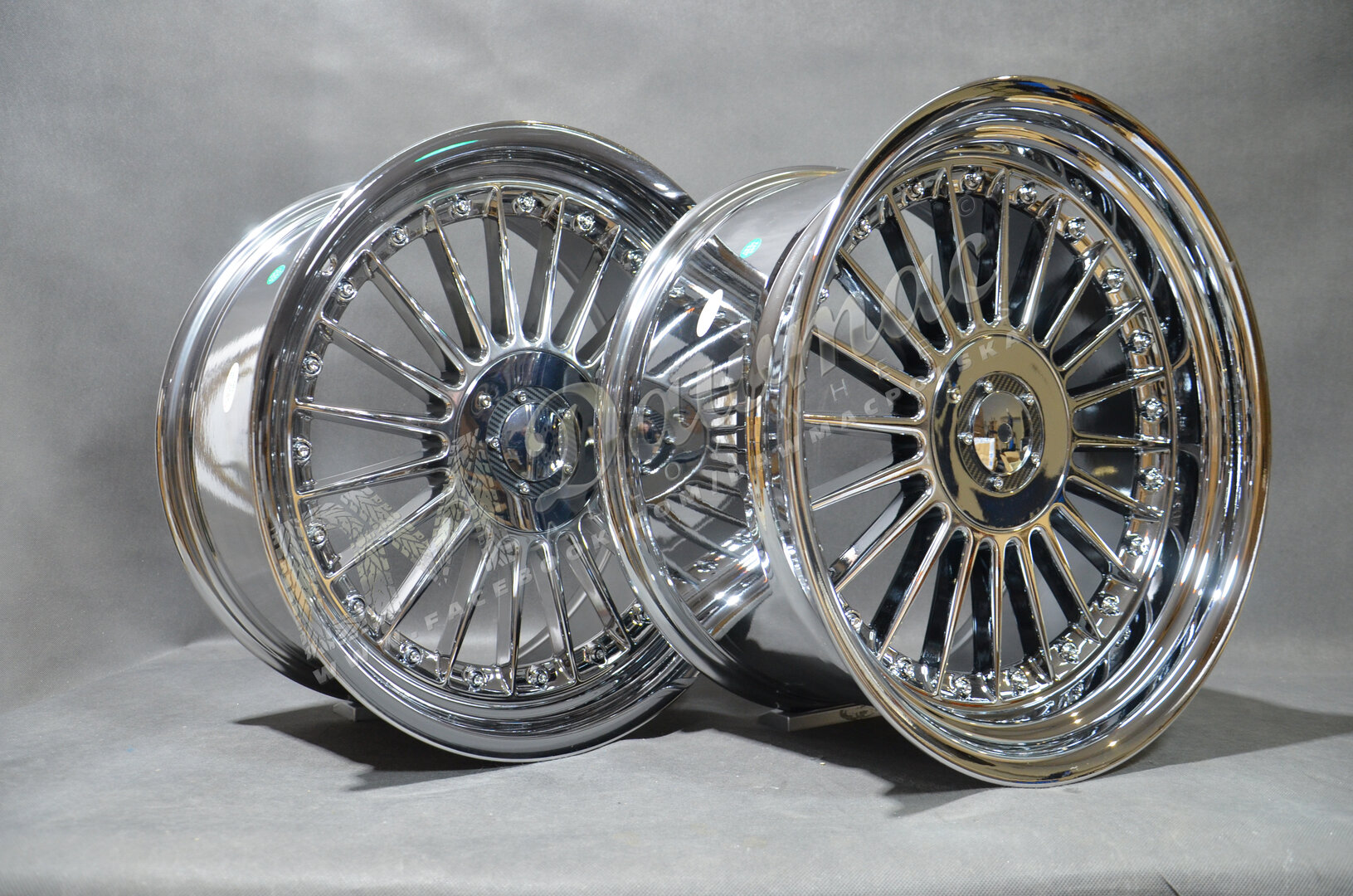 DMC03 19" 8,5J ET25 + 10J ET20 5x112/120 Black Chrome - obrazek 4