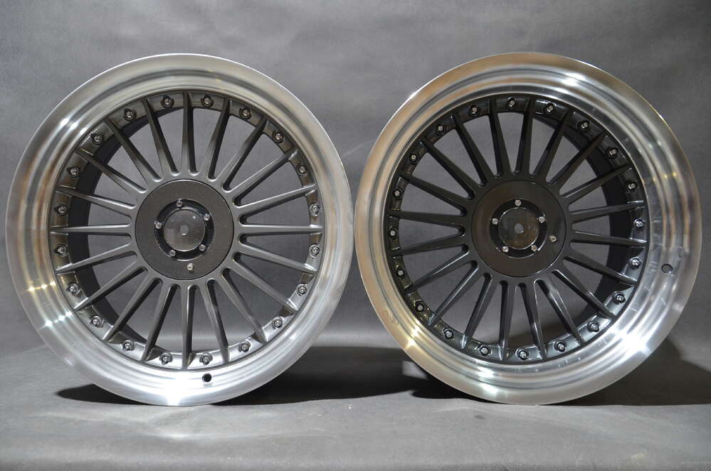 DMC03 19" 8,5J ET25 + 10J ET20 5x112/120 Gunmetal Machine Lip (Różne odcienie)