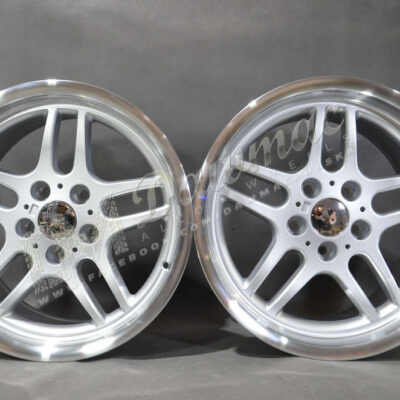 DMC06 17" 8J ET18 + 9J ET25 5x120 Sliver Machine Lip