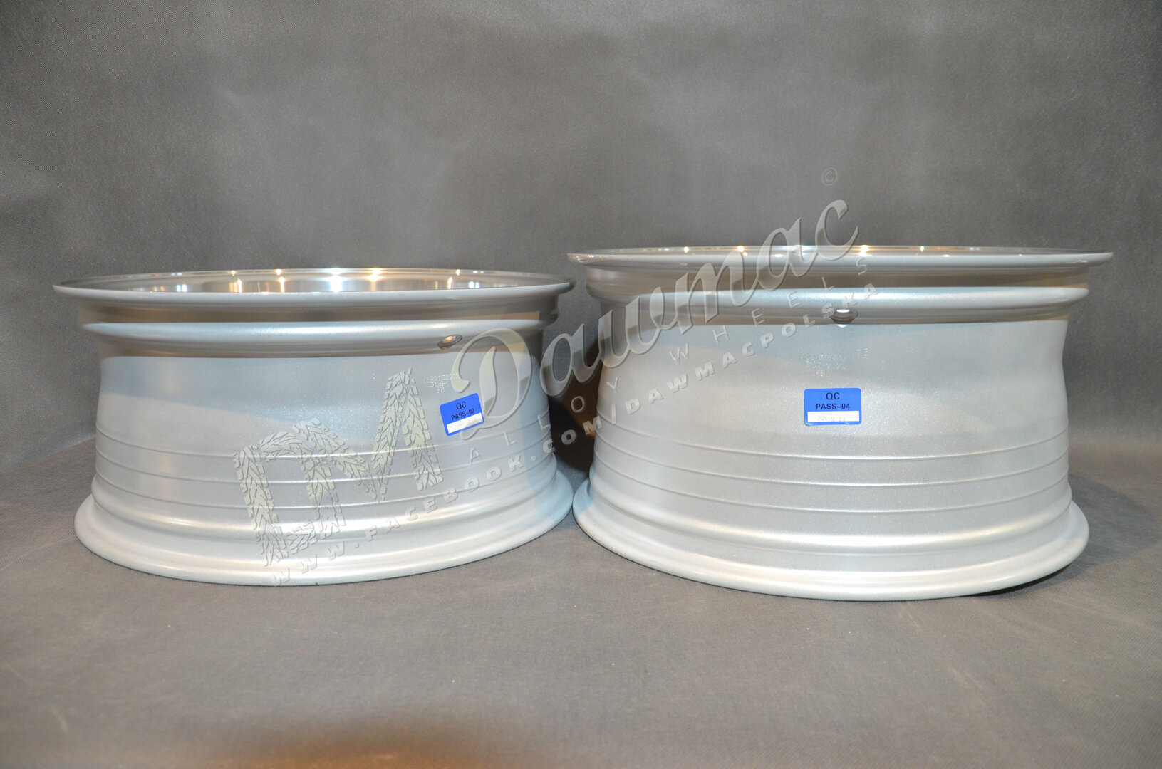 DM Areo 18" 8J ET35 + 9J ET40 5x112 Silver Polished Lip - obrazek 6