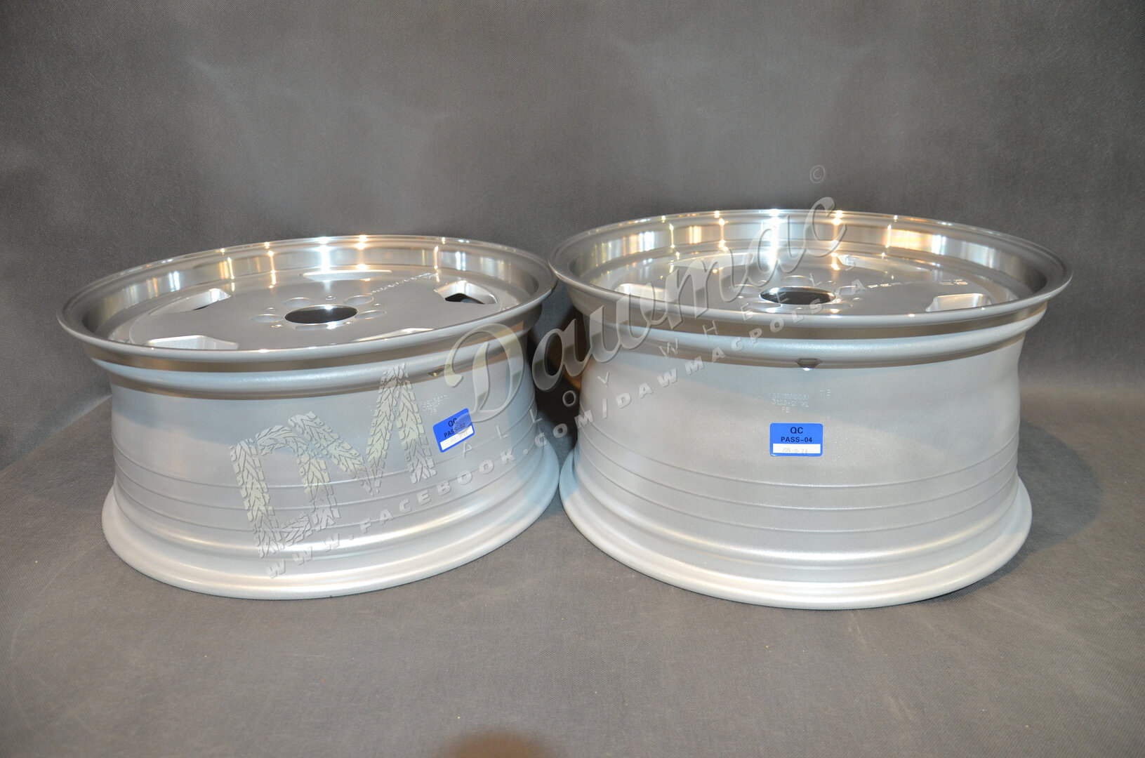 DM Areo 18" 8J ET35 + 9J ET40 5x112 Silver Polished Lip - obrazek 7