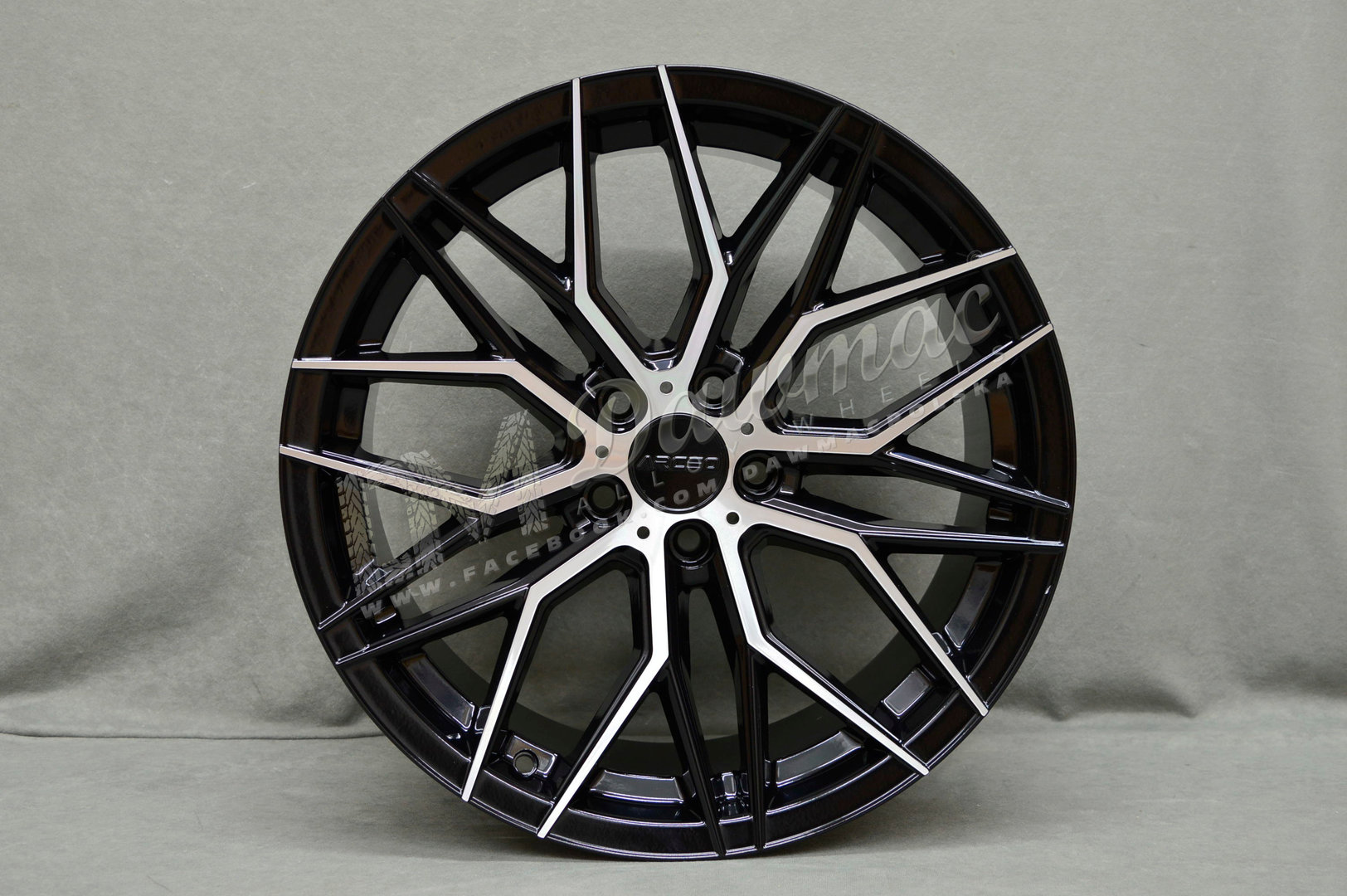 Arceo Valencia 18" 8,5J ET35 5x114,3 Black Diamond - obrazek 2