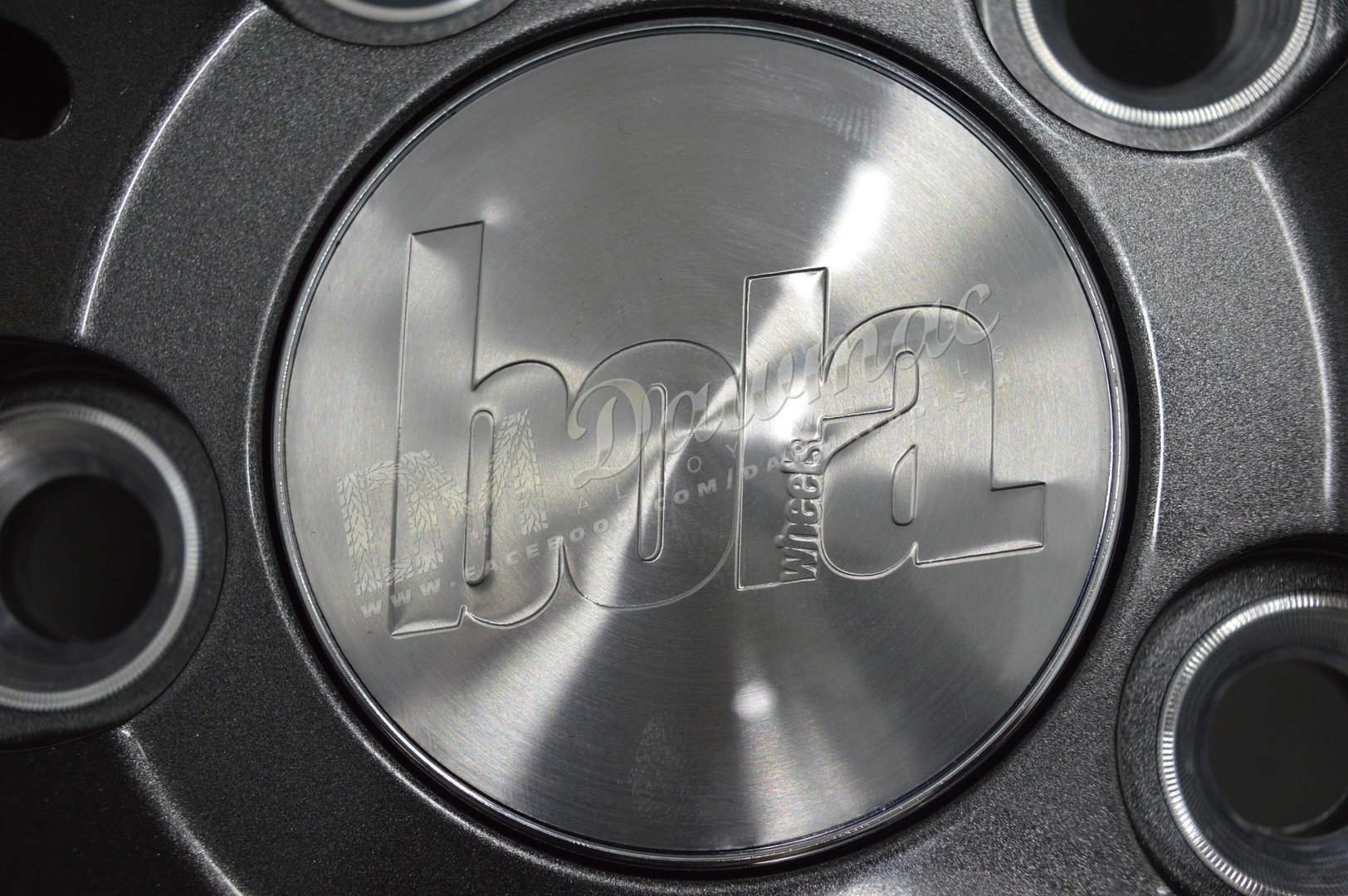 BOLA B1 19" 8,5J ET30-45 + 10J ET25-45 5x98-5x130 Gloss Gunmetal - obrazek 10