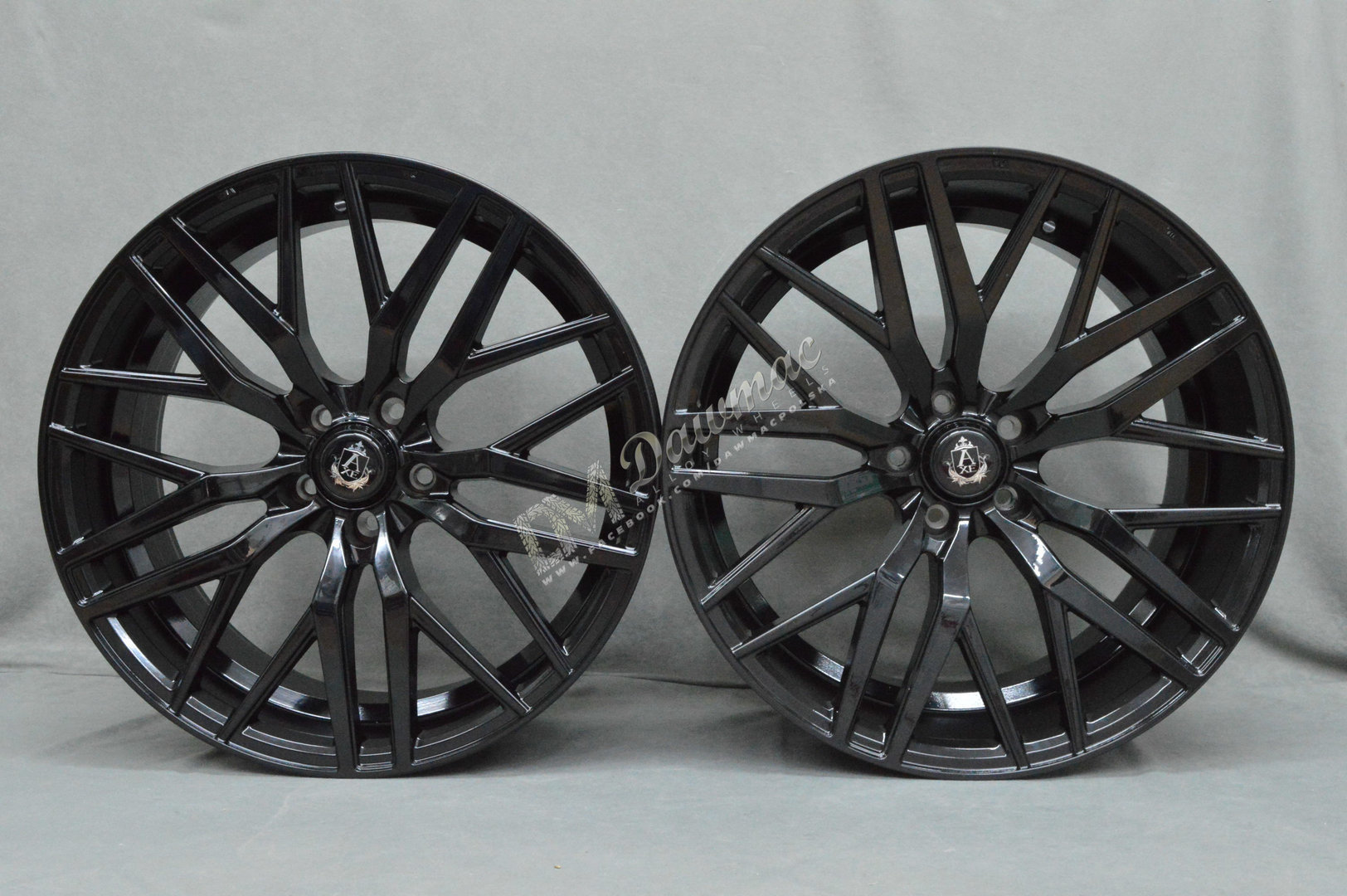 AXE EX30 20" 10J ET25 5x108-5x120 Gloss Black - obrazek 2