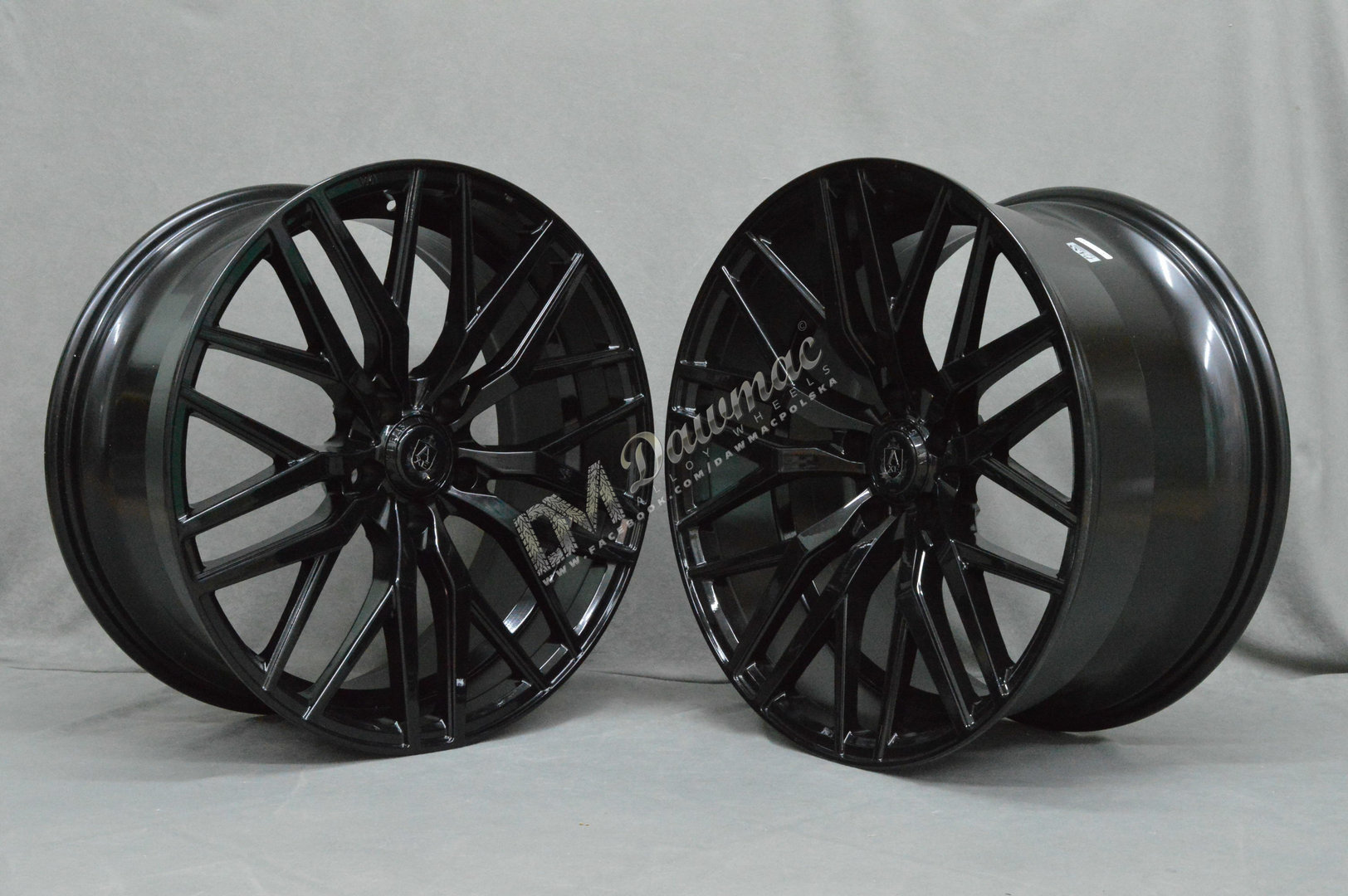 AXE EX30 19" 9,5J ET42 5x108-5x120 Gloss Black - obrazek 3