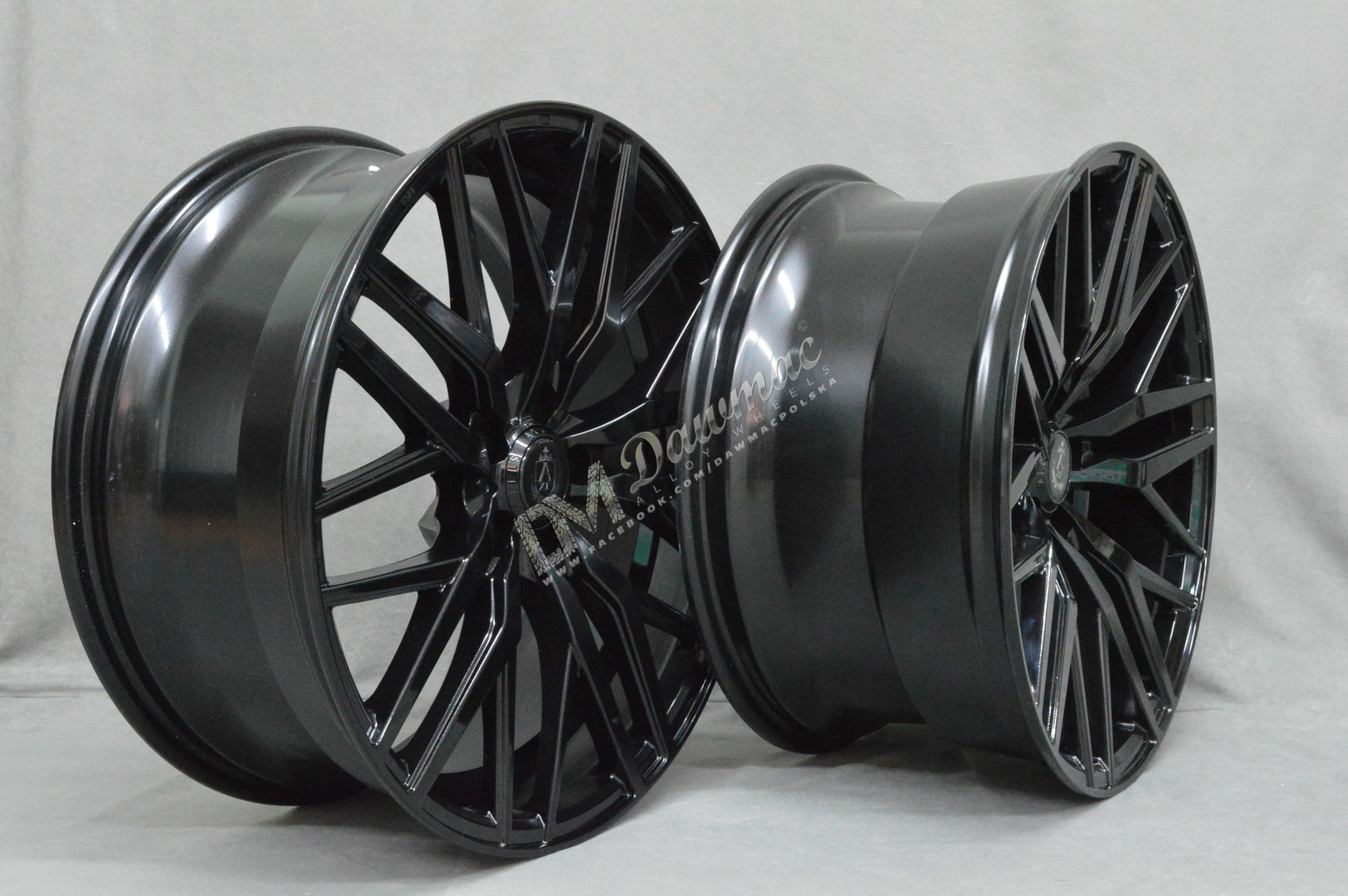 AXE EX30 20" 10J ET25 5x108-5x120 Gloss Black - obrazek 5