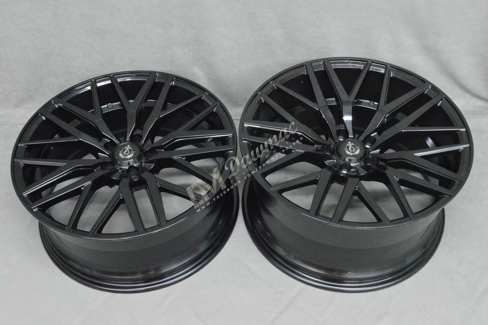 AXE EX30 20" 10J ET25 5x108-5x120 Gloss Black - obrazek 6
