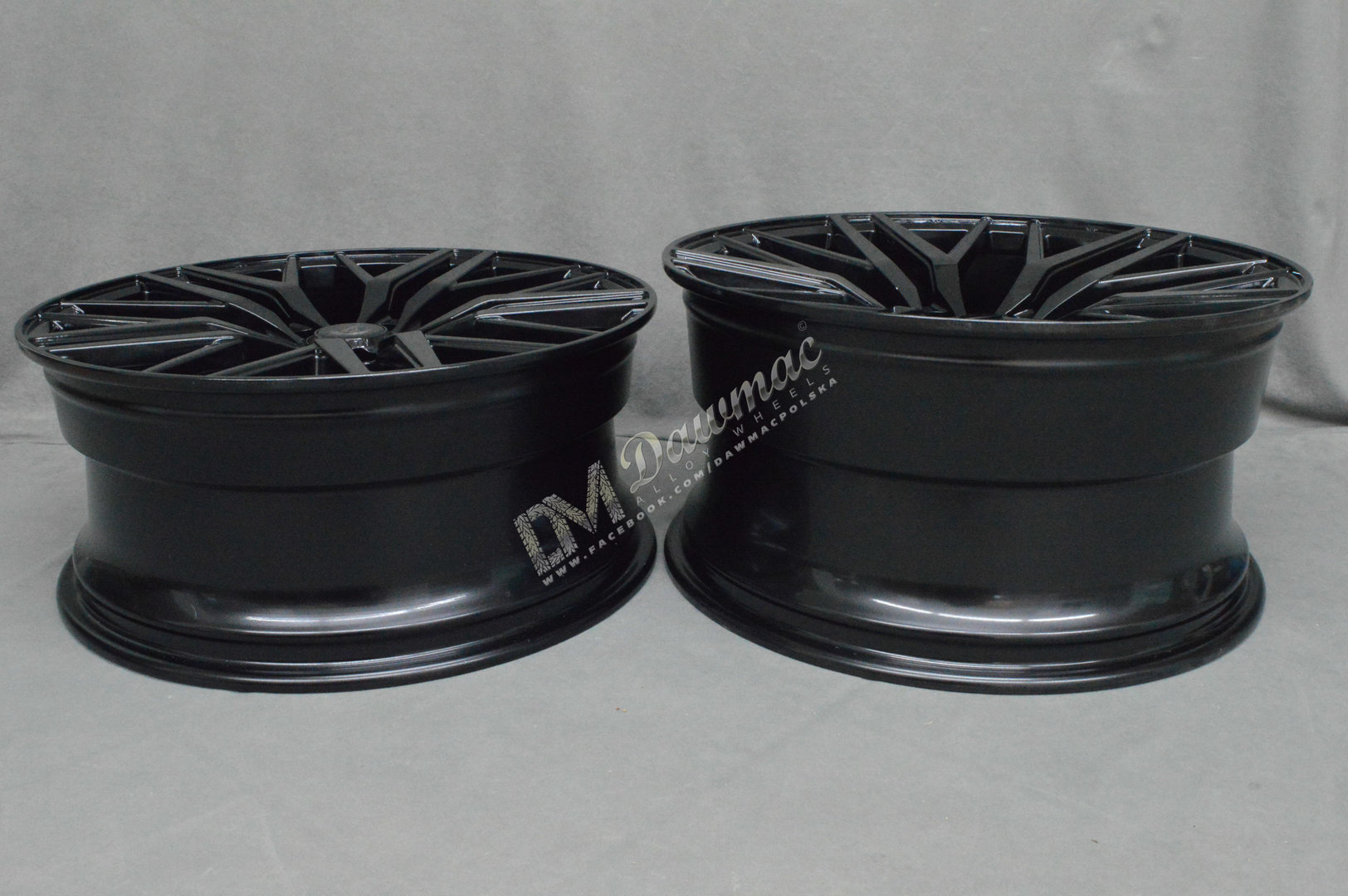 AXE EX30 22" 10,5J ET25 5x108-5x130 Gloss Black - obrazek 7