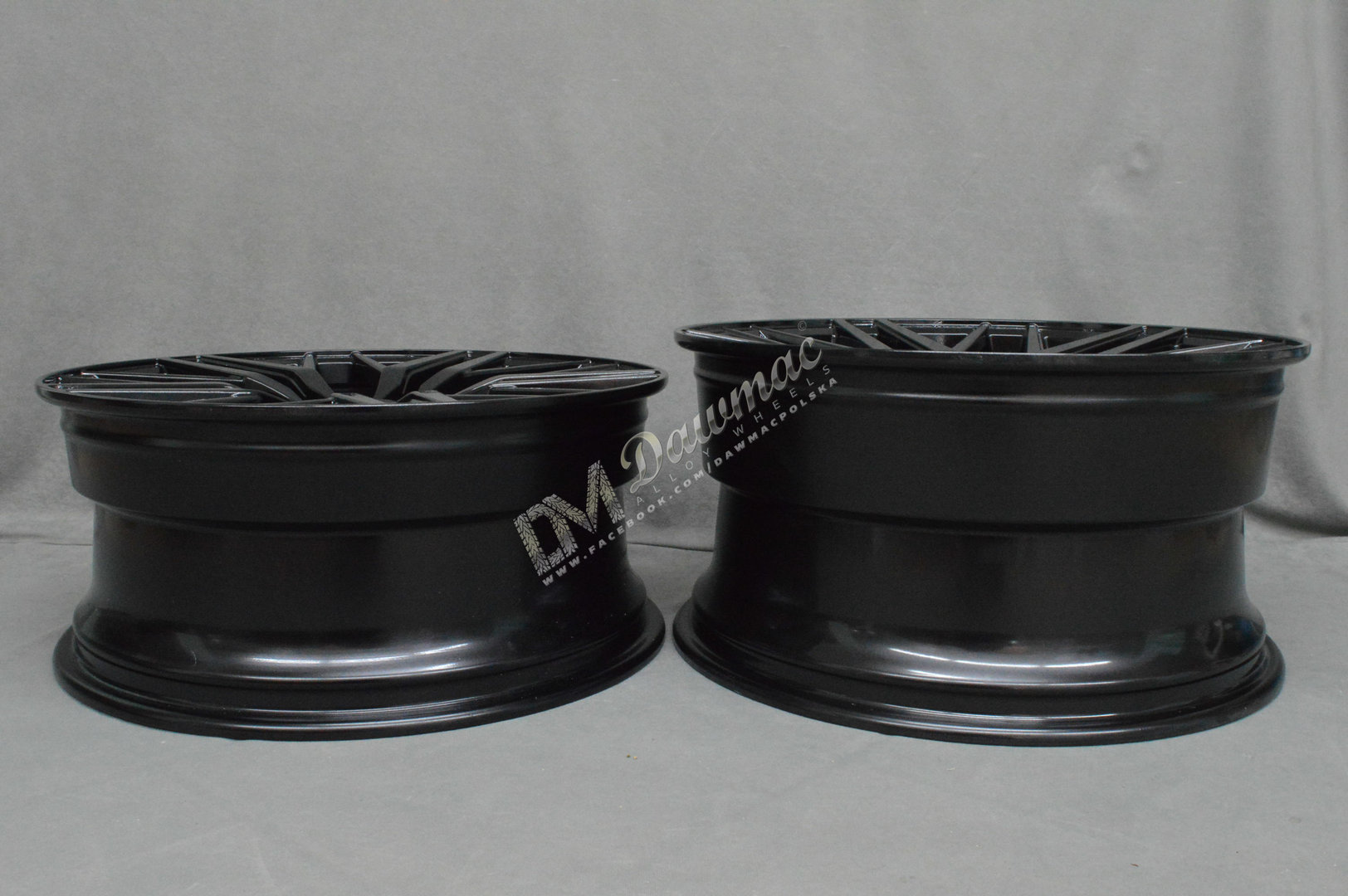 AXE EX30 22" 10,5J ET25 5x108-5x130 Gloss Black - obrazek 8