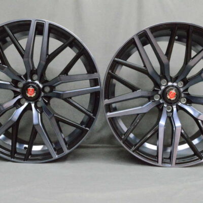 AXE EX30 20" 8,5J ET40 5x108-5x120 Black Polished Face & Tinted