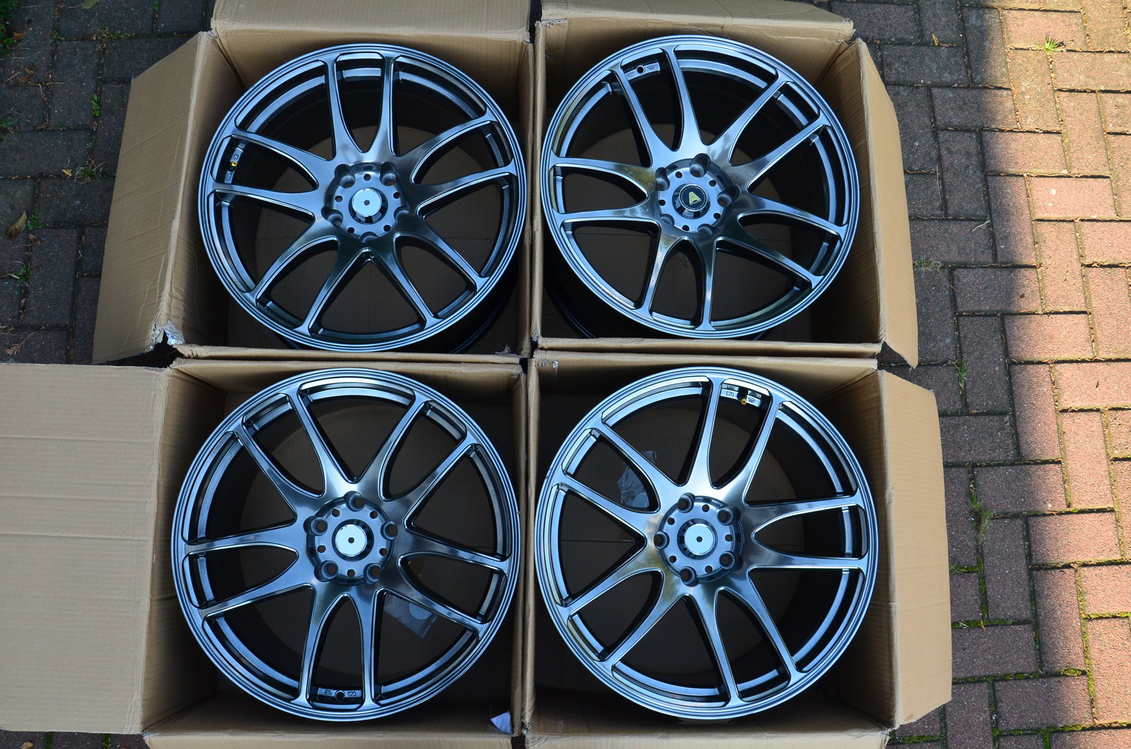 Autostar A510 19" 9,5J ET30 + 10,5J ET22 5x120 Hyper Black - obrazek 5
