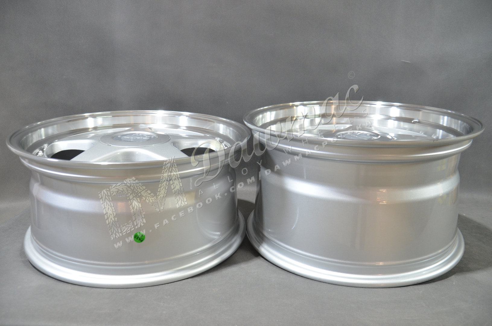 Dare F5 18" 8J ET40 + 9,5J ET42 5x112/5x120 Silver Polished Lip - obrazek 7