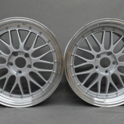 Dare LM 19" 8,5J ET35 + 9,5J ET27 5x120 Silver Machine Lip