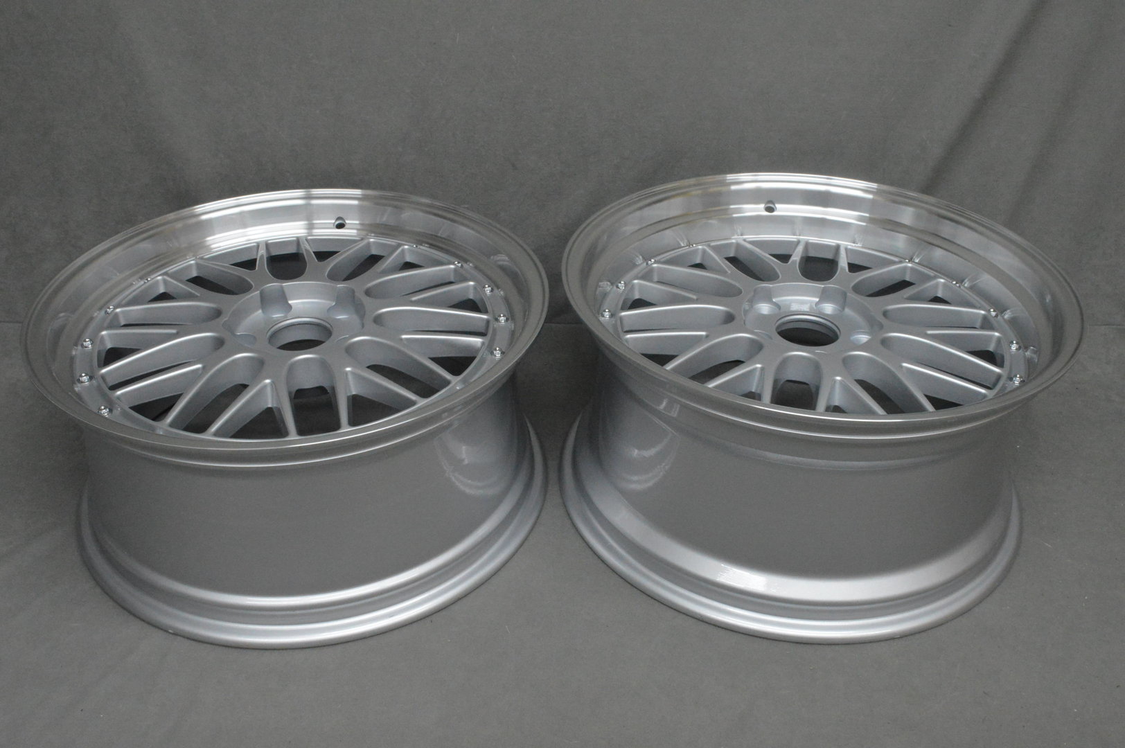 Dare LM 19" 8,5J ET35 + 9,5J ET27 5x120 Silver Machine Lip - obrazek 6