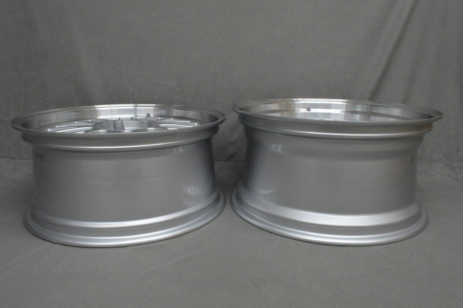 Dare LM 19" 8,5J ET35 + 9,5J ET27 5x120 Silver Machine Lip - obrazek 8