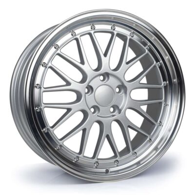 Dare LM 19" 8,5J ET35 + 9,5J ET35 5x120 Silver Polished Lip